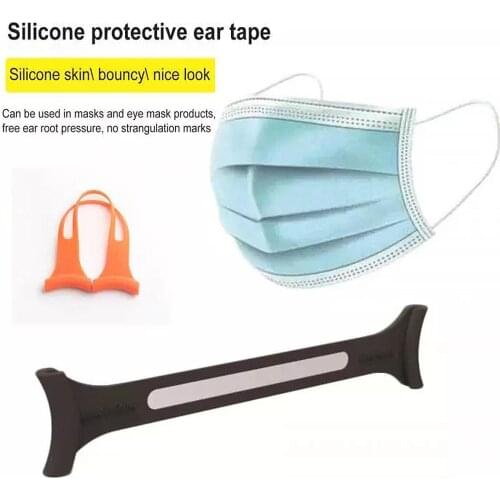 Silicone Face Cover Extension Belt Cord Reusable Anti-strangle Non-slip Ear Protection Rope Earache Reliever Tool
