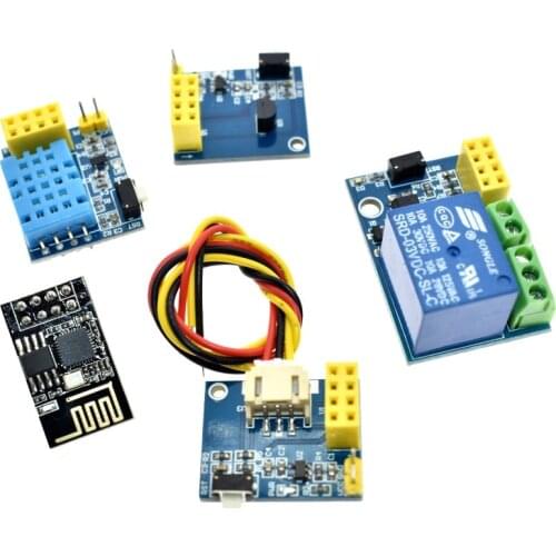 Suq ESP8266 ESP-01S 5V WiFi Relay Module DS18B20 DHT11 Things Smart Home Remote Control Switch for Arduino Phone APP