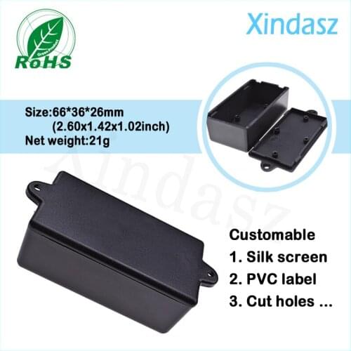 XD-JS-5 10pcs/lot)2014 in stock Plastic enclosure 66*36*26mm electric enclosure plastic box suppliers made in China