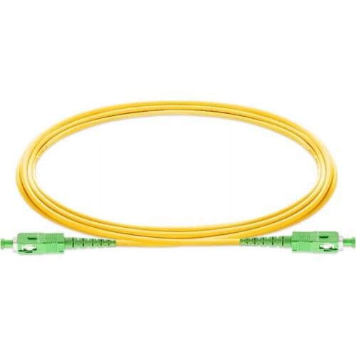10PCS/lot SC /APC Simplex singlemode fiber optic patch cord Cable 2.0mm or 3.0mm FTTH fiber optic jumper