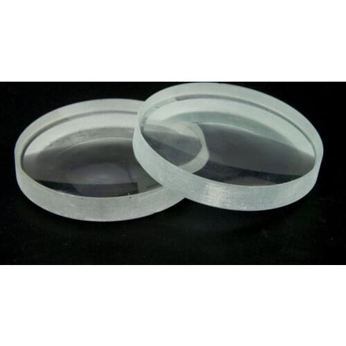 3pcs Diameter 50mm Double Concave Lens Optical Glass Focal Length -90mm