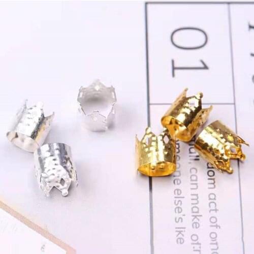 500Pcs Fashion Touch, Small Garland Braided Hair Accessories, Ring Buckles, Braided Jewelry Accessories, Rings