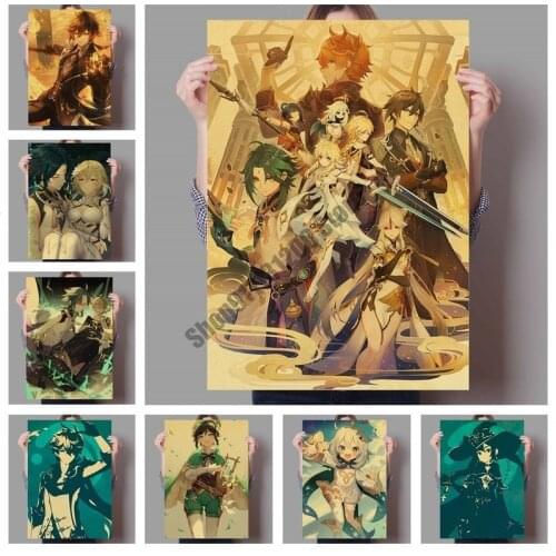 5D DIY Diamond Painting Genshin Impact Anime Full Square&Round Embroidery Mosaic Cross Stitch Kits Home Decoration Wall Art