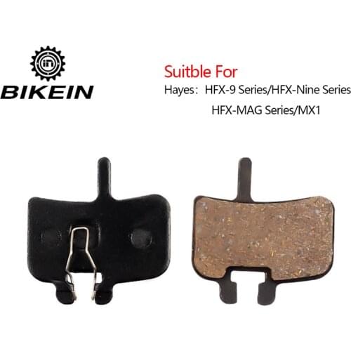 BIKEIN 4 Pairs Bicycle Disc Brake Pads Hydraulic Brake Pad For Hayes HFX-9 Series, HFX-Nine Series, HFX-MAG Series, MX1