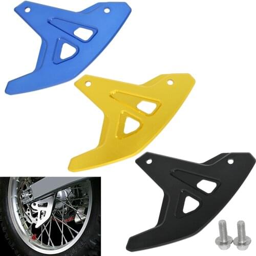 CNC Motorcycle Rear Brake Caliper Disc Rotor Cover Guard Protector For SUZUKI DRZ DR-Z 400 SM DZR400SM 2000-2020 P/N 69231-37F12