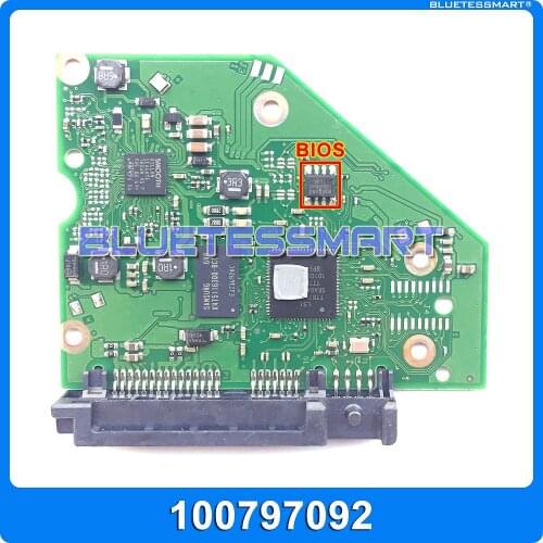 Hard drive parts PCB logic board printed circuit board 100797092 for Seagate 3.5 SATA ST4000DM005