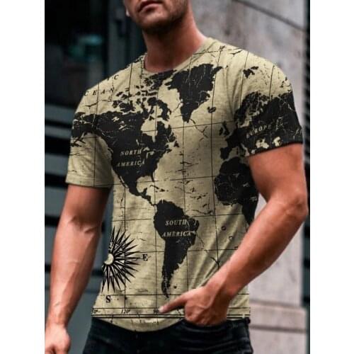 Fashion Mens t shirt 3D Trendy Man O-neck Short Sleeved Casual Clothes man Plus SIze 6XL Oversized t-shirt Vintage T-shirts