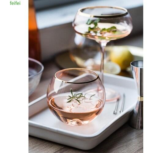 Creative wine glass cup Crystal goblet champagne glasses Phnom Penh Water cups drinking shot glasses wedding Bar Hotel Drinkware