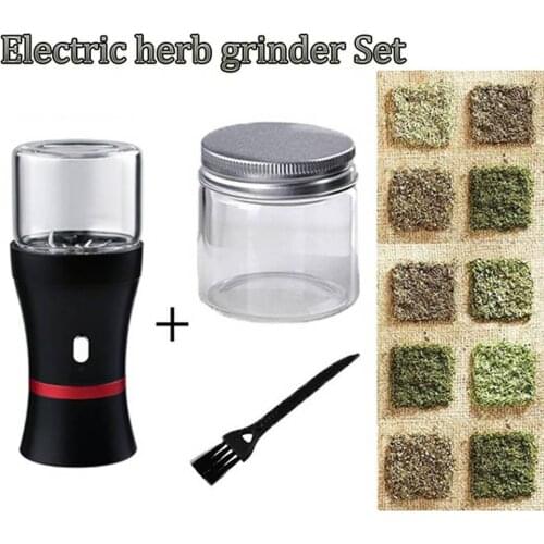 Newest Portable Handheld Automatic Archibald Electric Herb Grinder Handheld Automatic 1100mAh Built-in Battery USB Charger