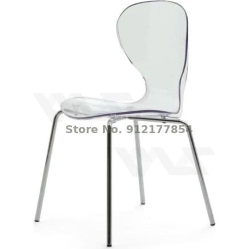 New Product Art Light Luxury Style Simple Modern Dining Chair Ant Bionic Chair Assembly Office Chair Plastic Transparent Chair