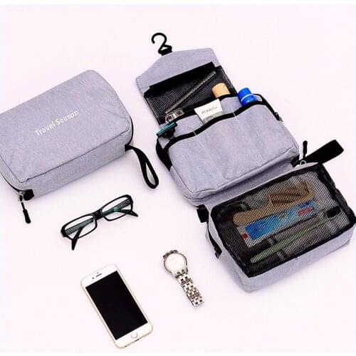 Casual Unisex Cosmetic Bag Women&Men Travel Organizer Toiletry Bag Makeup Bag Cosmetic Box Kosmetyczka Waterproof Foldable Bag