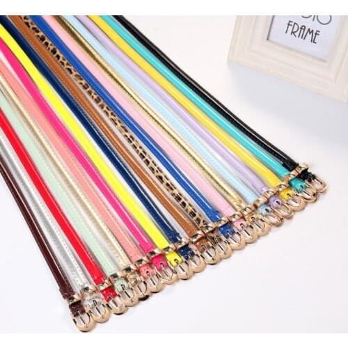 10psc Summer Skirts Thin Female Belt Casual multi color PU Belts for Women Designer Jeans Slimming Belt Denim Dresses Feminine