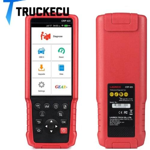 LAUNCH X431 CRP423 OBD2 Code Reader Scanner support Engine/ABS/Airbag/AT OBD 2 CRP 423 Auto diagnostic tool CRP123 creader VII