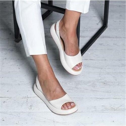 New 2020 Women Sandals Flip Flops New Summer Fashion Rome Slip-On Breathable Non-slip Shoes Woman Slides Solid Casual Female