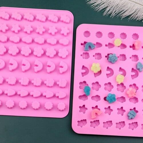 Sugarcraft Silicone Mold Dropper Grids Gummy Animal Fondant Chocolate Candy Mould Cake Baking Decorating Tools Resin Art