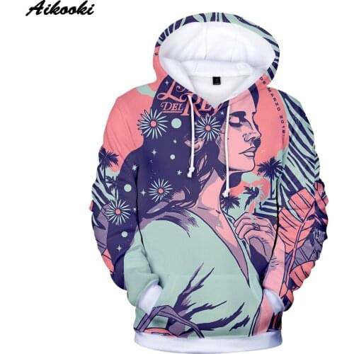 Lana del rey 3D Hoodies Men Women Aikooki Hot Sale Fashion Casual Harajuku Hip Hop Hoodie 3D Print Lana del rey Sweatshirt Top