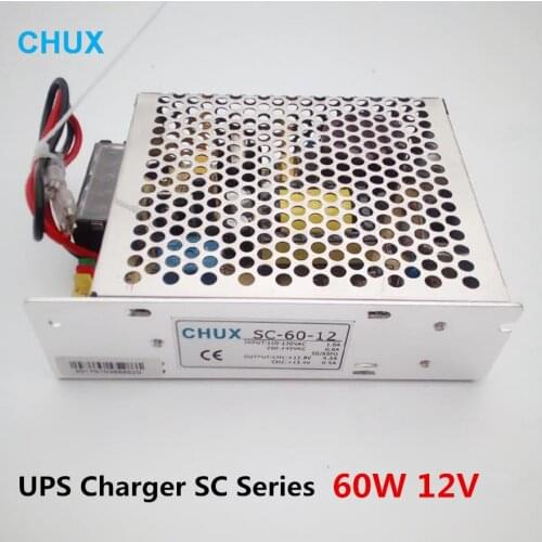 CHUX 60W 12V SMPS Universal Voltage SC-60W 12V 5A UPS Charger Function LED Switching Power Supply