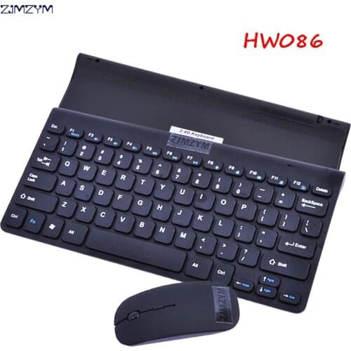 High Quality HW086 1200DPI 2.4G Mouse Metal keyboard Multimedia Wireless Keyboard and Mouse Combo for Office Laptops Desktops PC