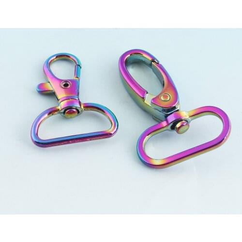 Rainbo Swivel Clasp 25mm Metal Lobster Clips Dog Collar Strap Buckles Lanyard Snap Hook DIY Bag Leash Hardware