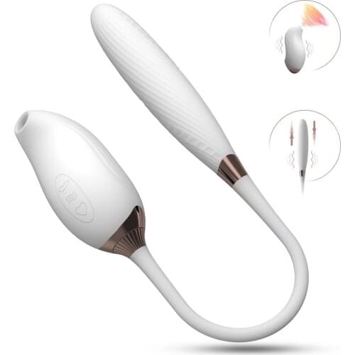 Female Sucking and Thrusting Vibrator High-end Sex Toy G-spot Orgasm Massager Sex Toys for Women Sex Shop for Couple