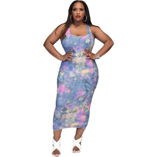 High Street Fashion Women Dresses Evening Party Midi Summer 2021 New Leisure Vacation Bodycon Elegant Sexy Dress Wholesale