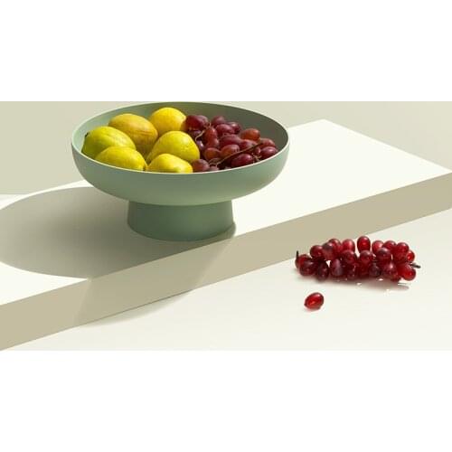 1PC Nordic PP Fruit Storage Rack Removable Snack Tray Drainer Basket Candy Plate