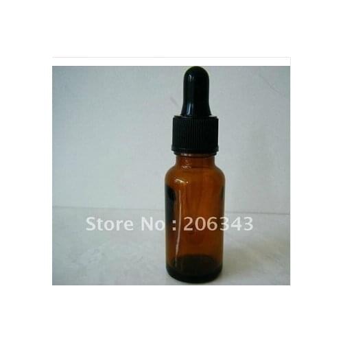 20ml brown/green/blue essential oil bottle with plastic cap +glass dropper for cosmeticl packaging