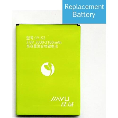 3000-3100mAh Replacement JY-S3 Battery For JIAYU JY-S3 JY S3 JYS3 S3 Baterij Mobile Phone Batteries