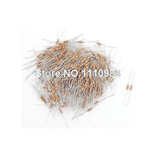 500 Pcs Resistors 3K3 3.3K Ohms OHM 1/4W 5% Carbon Film