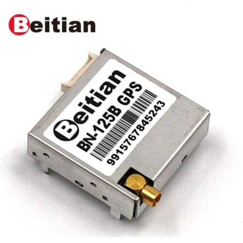 BEITIAN, RS-232 IPC PPS 9600bps 5.0V 1.25mm 6pins connector 1Hz 4M FLASH GPS GLONASS Module W/ external Antenna BN-125B