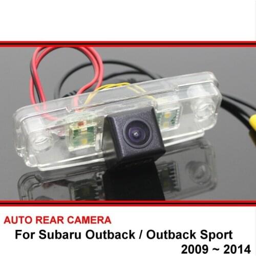 For Subaru Outback / Outback Sport 2009 ~ 2014 SONY Night Vision Car Reverse Backup Rearview Parking Rear View Camera HD CCD