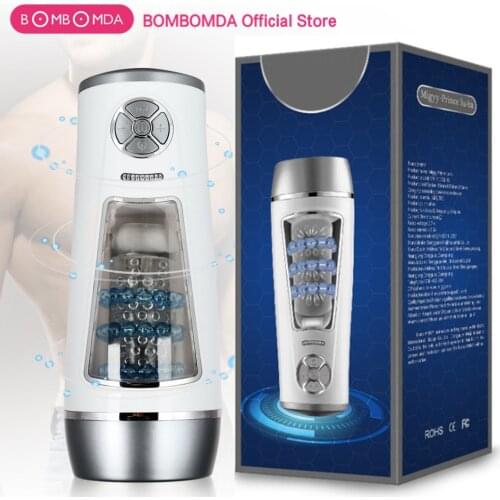 Electric Automatic Telescopic Rotation Male Masturbator Powerful Suck Sex Machine Artificial Pussy Masturbation Cup Sex Toys