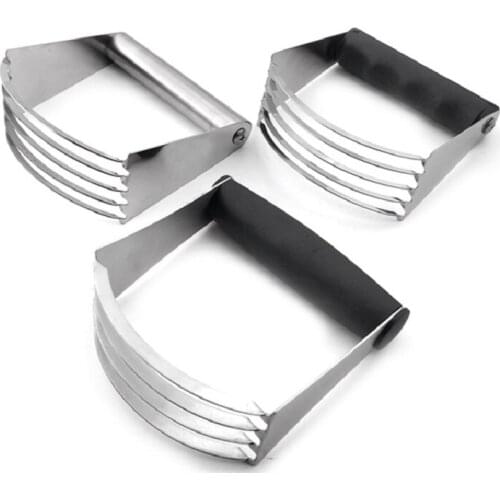 1pc Hot Selling Butter Blender Stainless Steel Baking Dough Cutter Professional Pastry Cutter Blades Kitchen Bakings Accessories