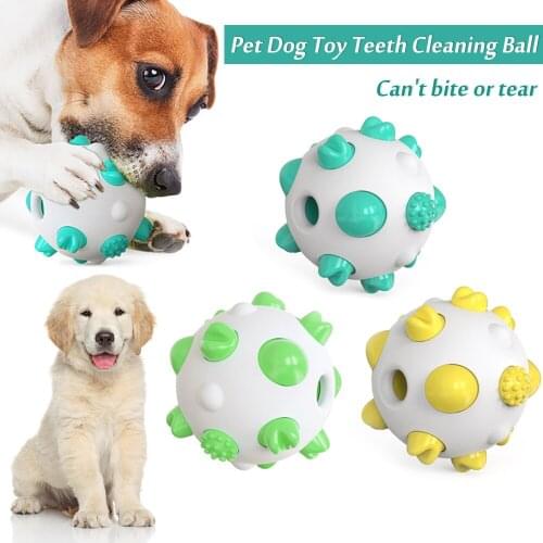 Pet Dog Toy Teeth Cleaning Ball Bite-resistant Molar Dog Toothbrush Interactive Training Dog Toy Pet Product