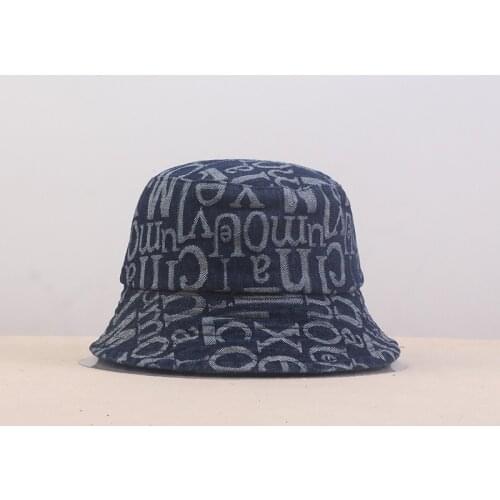 Cowboy Letter Bucket Hat Fisherman Hat Outdoor Travel Hat Sun Cap Hats for Men and Women 231
