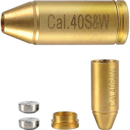 Cal.40S&W Red Laser Sight Scope Boresighter Cartridge Bore Sighter Brass With Electronic For Rifle Airgun Hunting Accessories