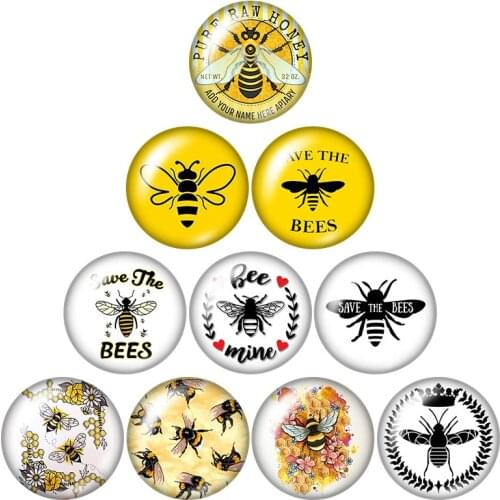 Ladybugpeacock OwlTurtles beeAnimals 10pcs 12mm/16mm/18mm/25mm Round photo glass cabochon demo flat back Making findings