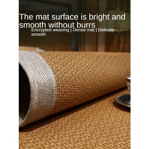 Summer Mat 1.8M Bed Three-Piece Set Summer Household Folding 1.5 M Ice Silk Double-Sided Rattan Mat