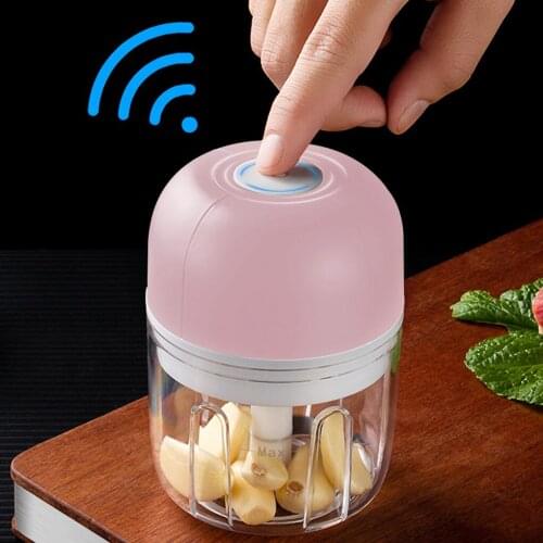Mini Garlic Chopper 45W USB Garlic Press Rechargeable Electric Food Vegetable Grinder