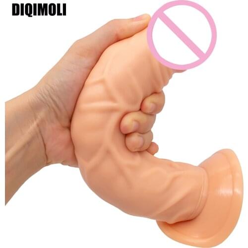 Soft Dildos Realistic Skin Feeling Huge Penis Erotic Thick Phallus Big Dick Adult Sex Toys for Female Masturbation Anal Dildo