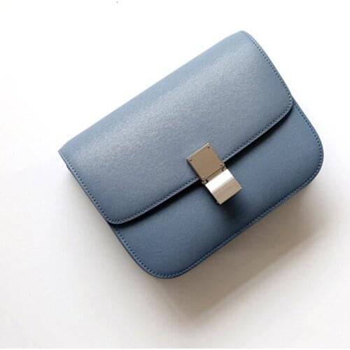 Genuine Leather Luxury Handbags Women Bags Design Famous Brand Messenger Tofu Bag Ladies Crossbody Hand Tote Bags For Women NEW