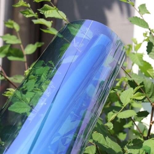 SUNICE Home Window Film Self-Adhesive Chameleon Tinting Glass Tint UV Protector Solar Foils Heat Control Sun Shade Stickers