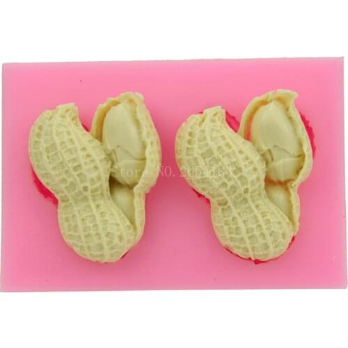 2 hold Corn Peanut baring Silicone Fondant Soap 3D Cake Mold Cupcake Jelly Candy Chocolate Decoration Baking Tool Moulds FQ1690