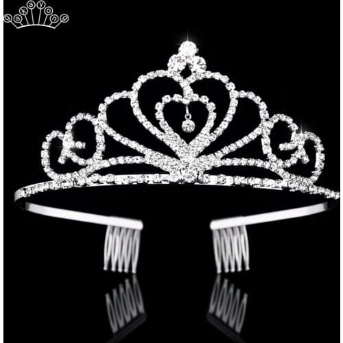 Wedding Bridal Crystal Tiara Crowns Princess Queen Pageant Prom Rhinestone Tiara Headband Wedding Hair Accessories