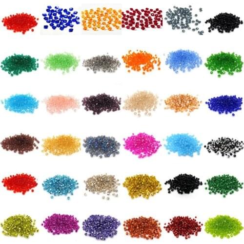 TianBo Wholesale #5301 4mm 500pcs Glass Crystals Beads Bicone Faceted Bead loose Spacer Beads DIY Jewelry Making U pick color