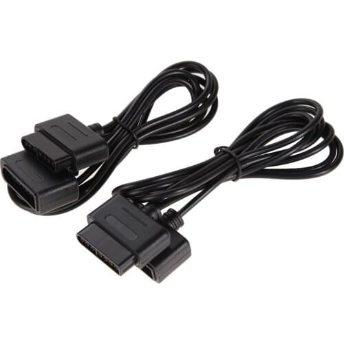 2Pcs 6ft Extension Cable Cords for SNES Super Nintendo System 16 Bit for SNES/Retro-Duo and/or FC Twin