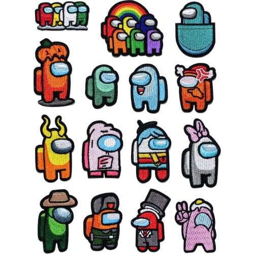 High Quality Fashion Embroidery Cloth Stickers Cartoon Character Embroidery Clothes Accessories Patch Stickers