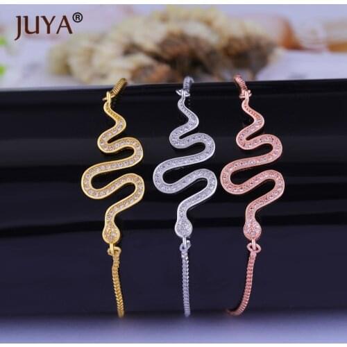 Pulceras para mujer Gold Rose Gold Color Copper Zircon Fashion Charms Bracelets femme Women boho bracelet Adjustable