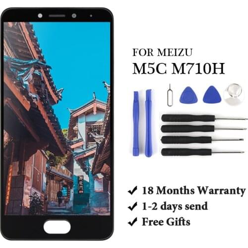 With/Without Frame For Meizu Meilan M5C 5C A5 M710H LCD Display Touch Screen Sensor Digitizer Assembly Black White