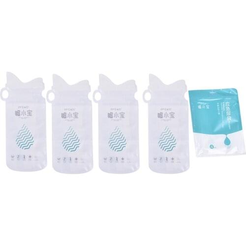 4 Pcs 700ml Emergency portable car Leak-proof Urine bags vomit bags mobile toilets Disposable handy unisex outdoors Mini WC